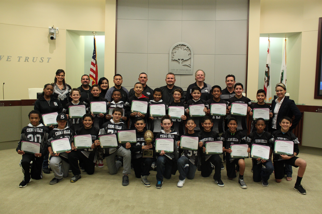 Chino Hills Jr All American Football Team- Junior Pee Wee Division